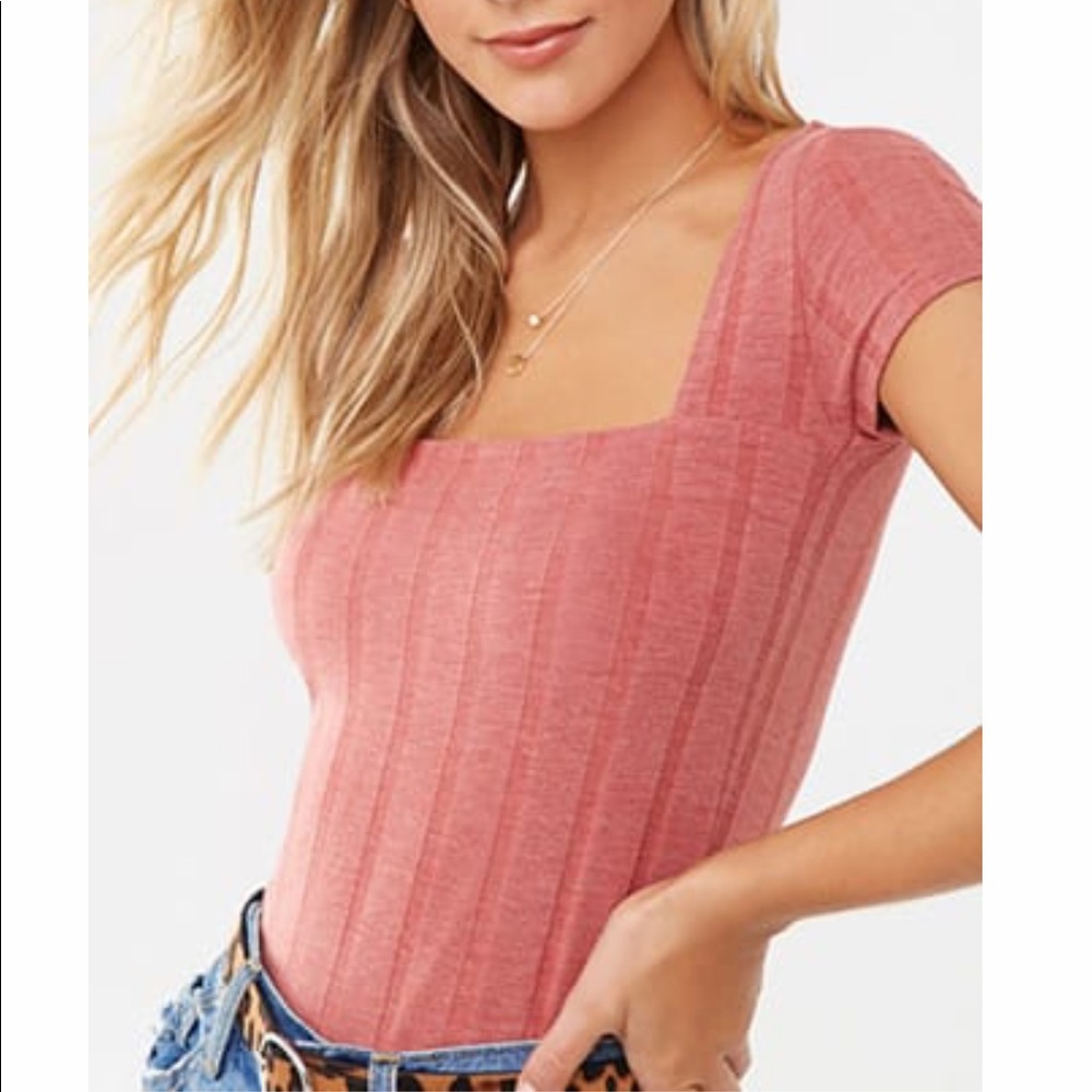 Square neck top
